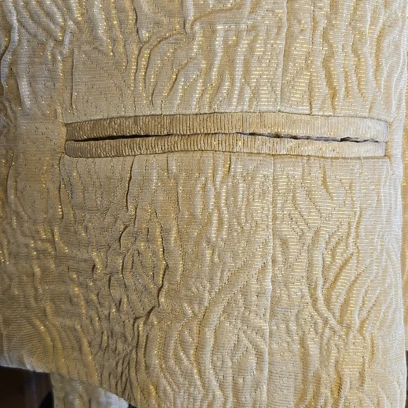 Jones N.Y.-Cream textured short cream jkt with belt Sz L - Picture 7 of 12